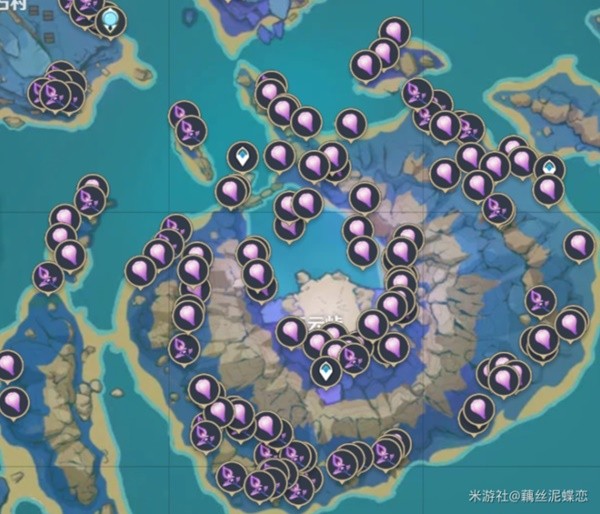 原神紫色生物全收集攻略,三大高效路线速通拍照任务 原神紫色生物全收集攻略,三大高效路线速通拍照任务