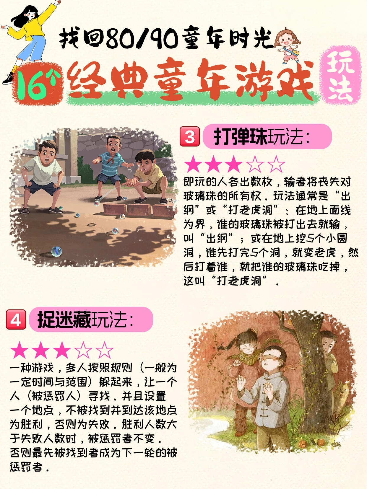 8090后童年经典游戏有哪些