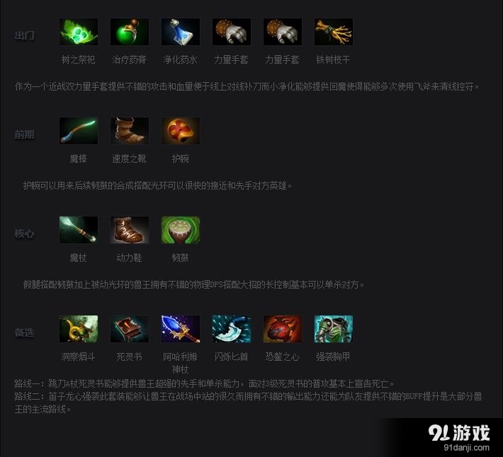 DOTA26.83d版本出装思路指南