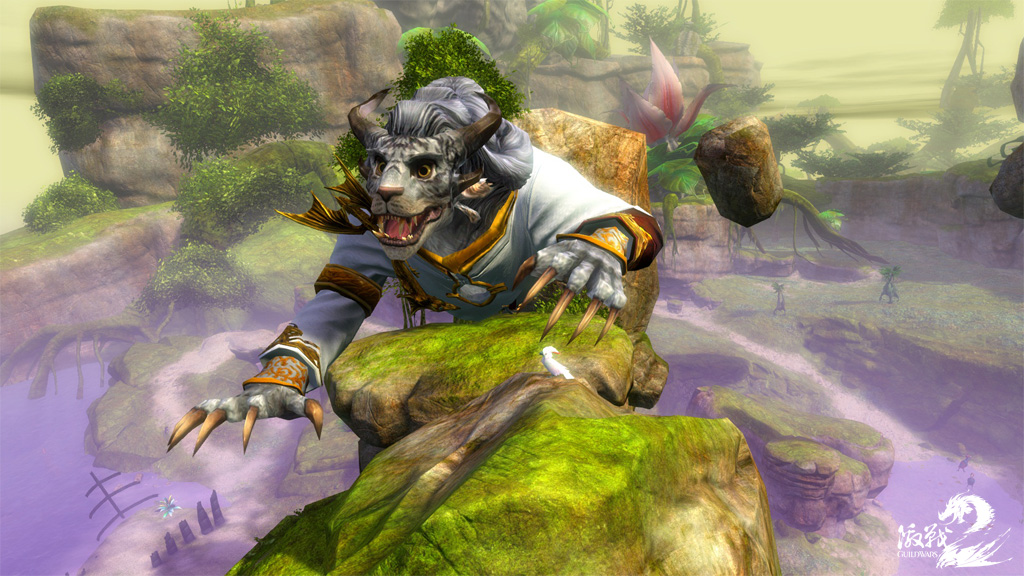 激战2跑图效率翻倍_沙漠热泉跳跳乐_巅峰移动速度达成