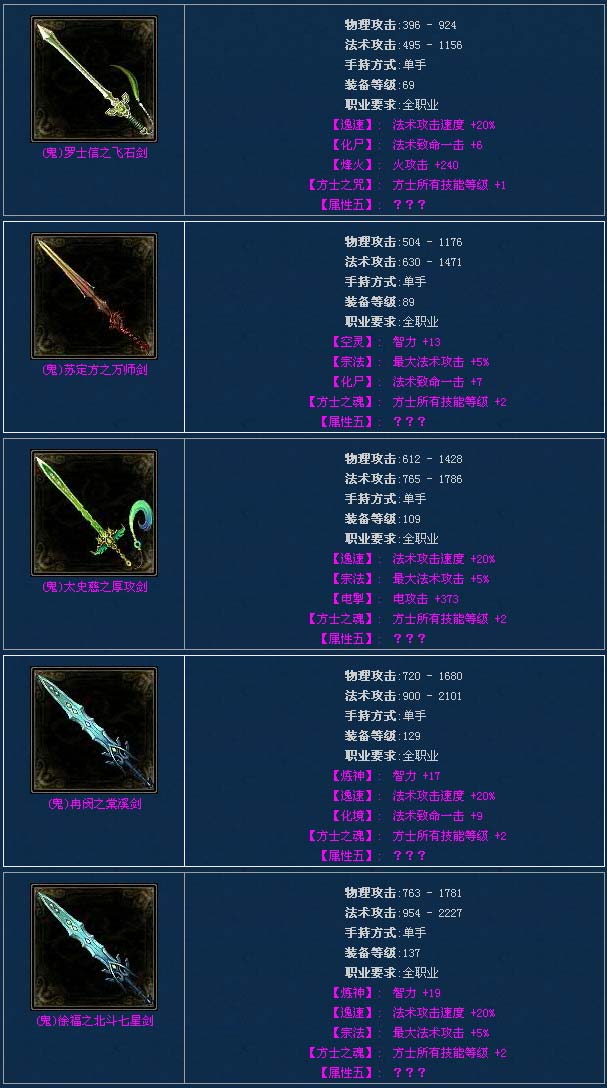 网游之纵横天下装备设定，揭秘北冥剑的超强属性