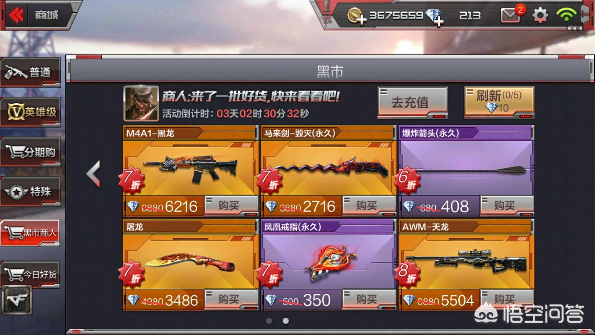 CF黑龙到底多少钱才能到手？看完这篇你就稳了！