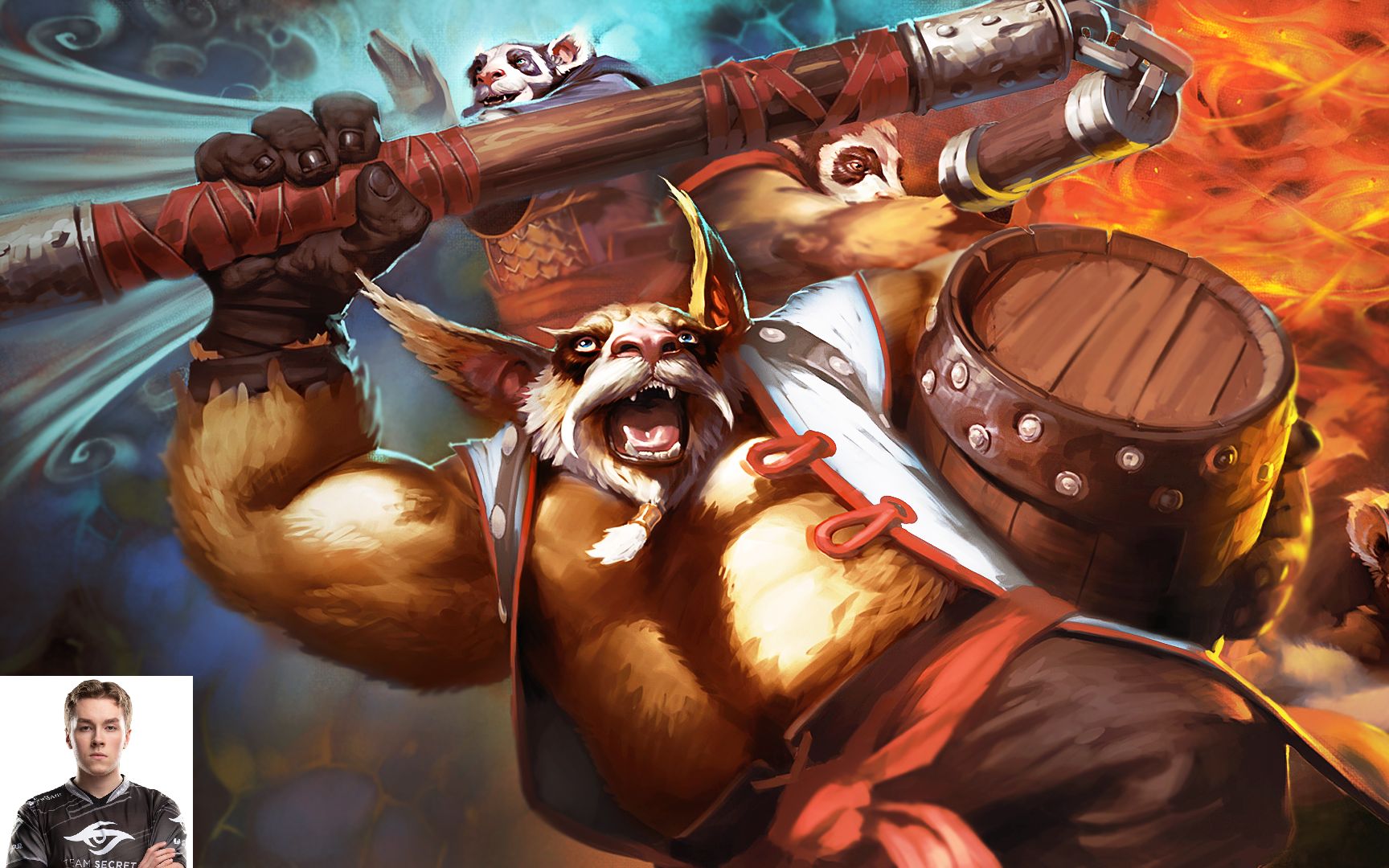 DOTA熊猫酒仙团战技巧