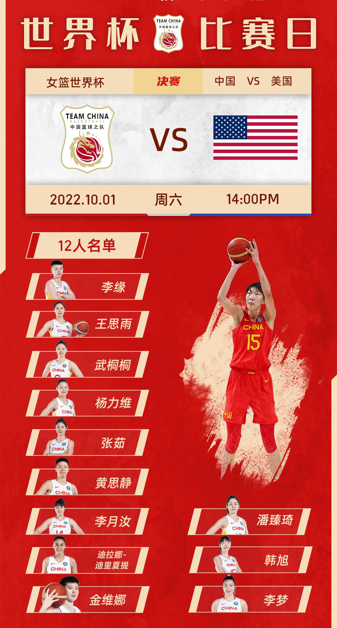 《突发：国际篮联官宣女篮决赛比赛时间世界杯 中美对决收视预估破25亿创历史峰值》