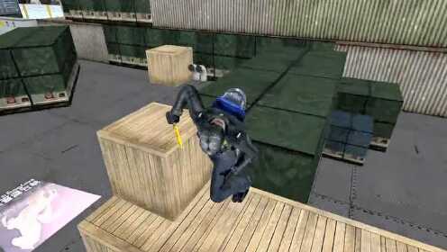 CF运输船跑酷教程：老玩家分享身法秘籍，轻松上箱阴人！