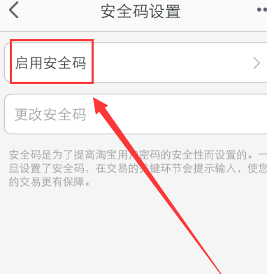 淘宝安全码是什么意思