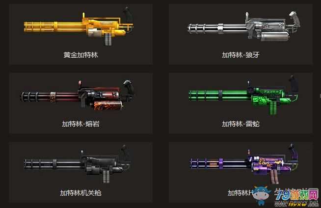 CF水晶加特林这把绝版枪现在还能搞到吗？