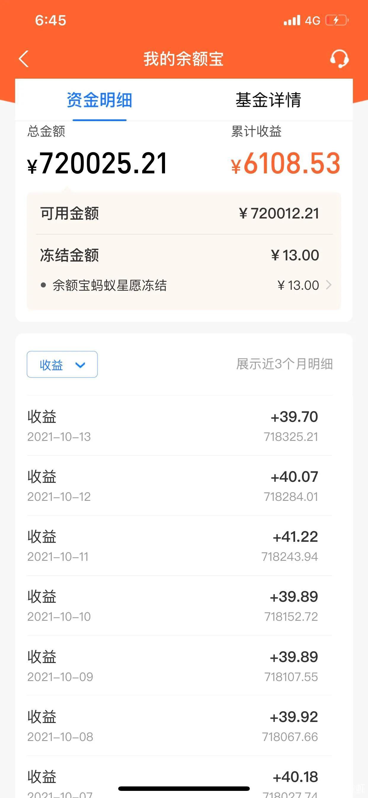余额宝里放2万块，一天能赚多少钱？