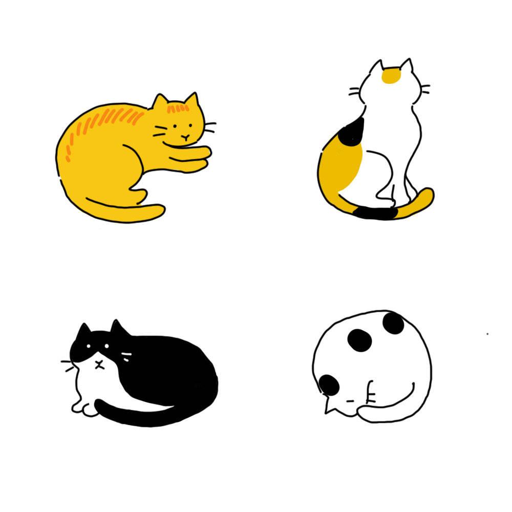 30分钟就能画出可爱猫咪？零基础简笔画教程来啦！