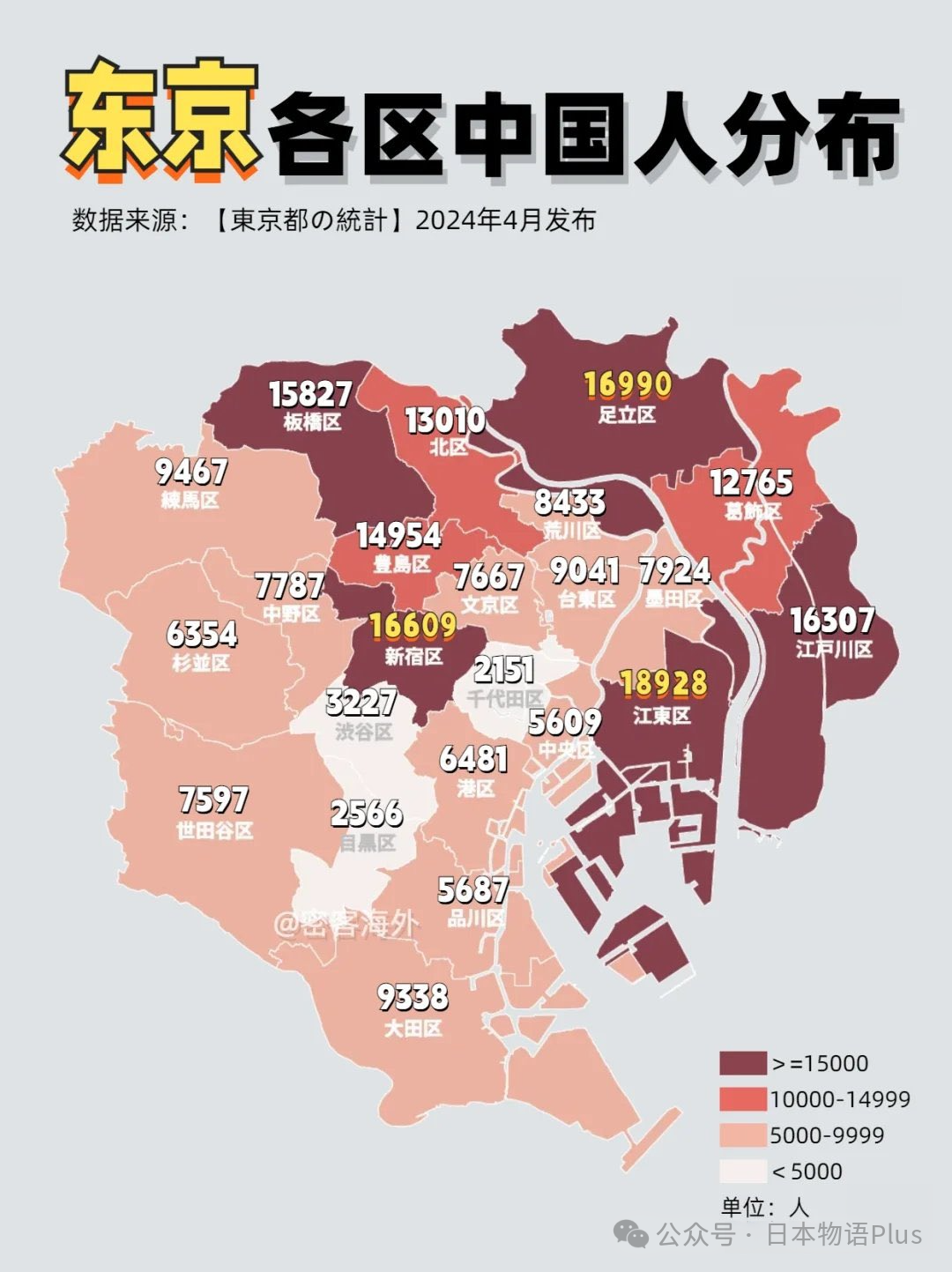 日本华人最多的城市_东京华人数量？