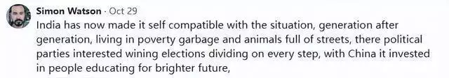印度网友质疑中国发展_中国与印度发展对比_印度的华人多吗还是中国
