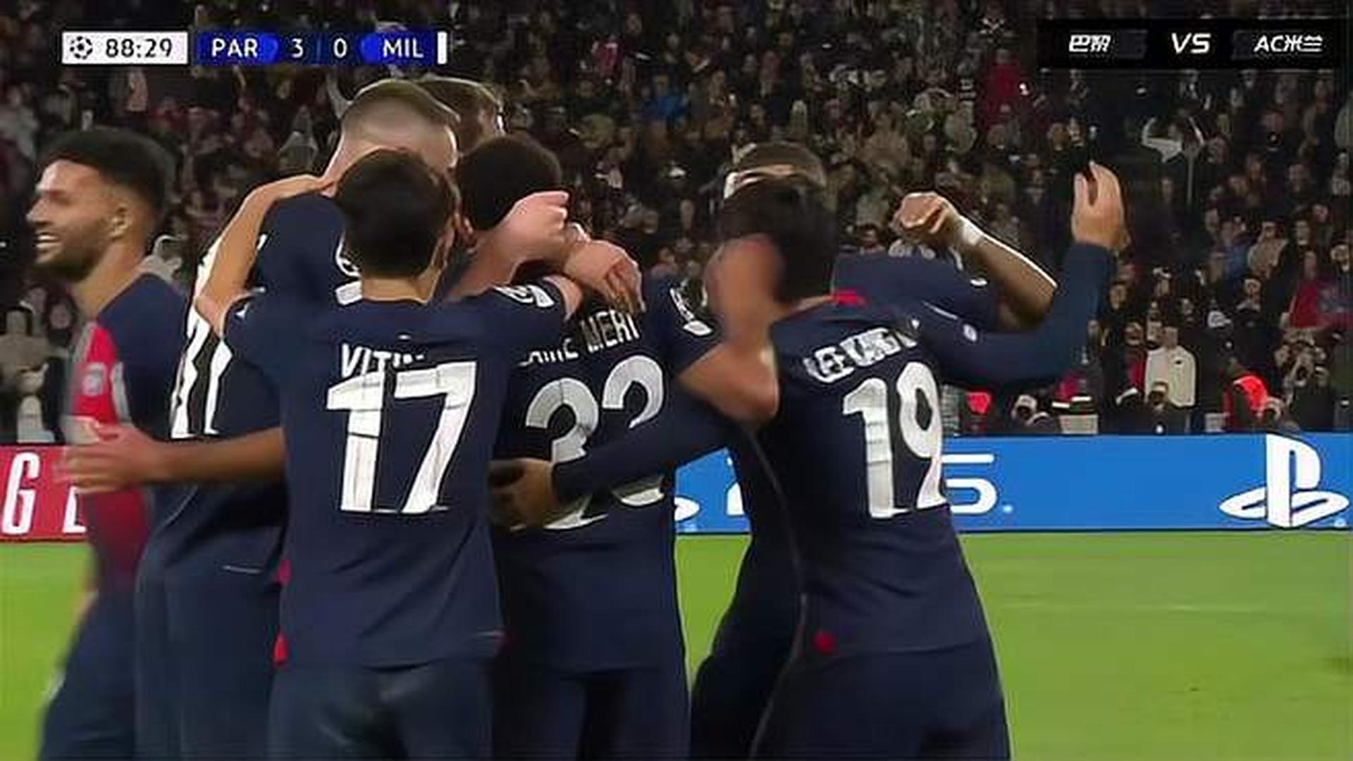 巴黎圣日耳曼进球集锦，精彩绝伦，绿茵狂飙盛宴