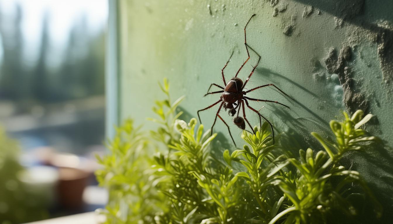 请问这是什么蜘蛛？刚刚卫生间里和我对视了好一会儿。？_蜘蛛在卫生间织网预示什么_蜘蛛卫生吗