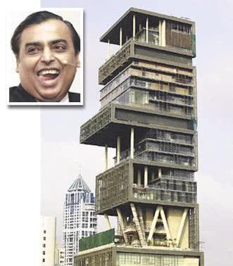 揭秘印度首富住宅奢华设施,简直超乎想象 揭秘印度首富住宅奢华设施,简直超乎想象