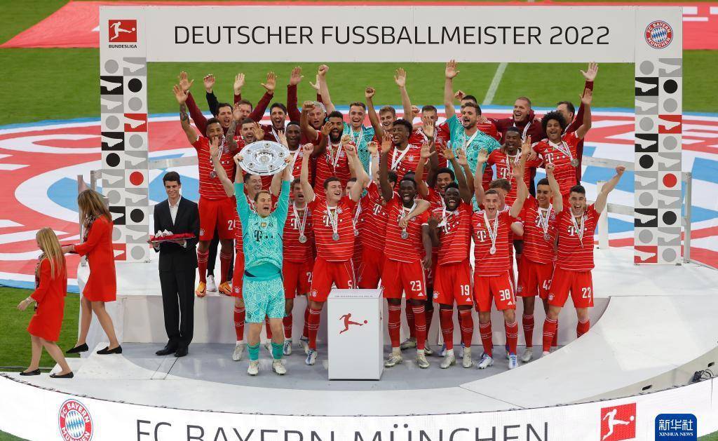 德甲2022年度积分榜：拜仁第一，莱比锡第二，多特第三