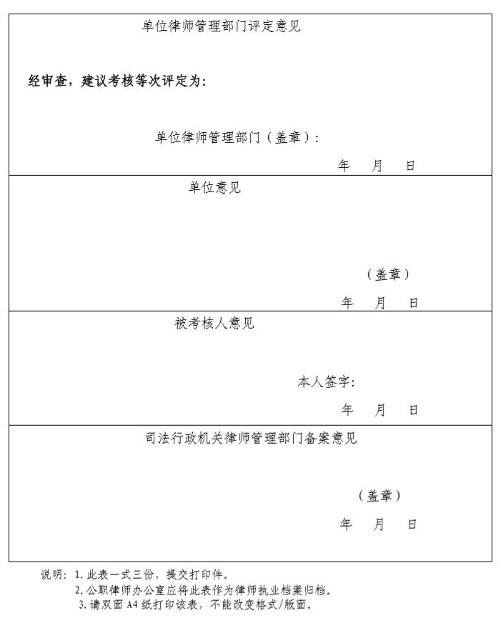 有没有公职律师考核报告的模板可以参考