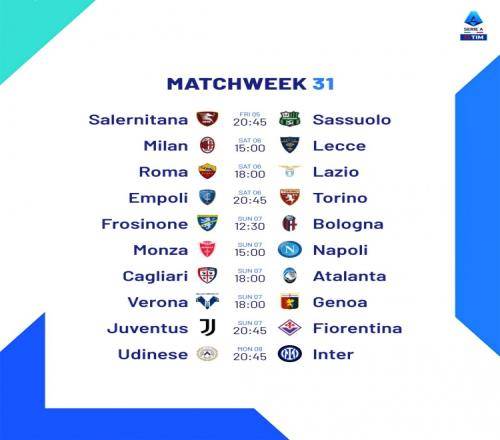 今日意甲比赛延期情况，速来了解最新动态