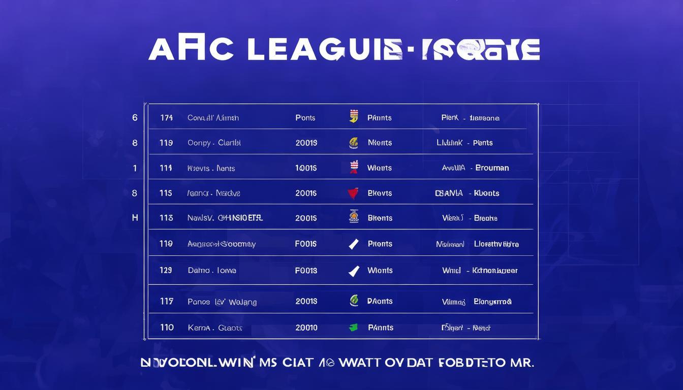 亚冠最新排名如下_亚冠联赛最新排名_亚冠最新排名榜