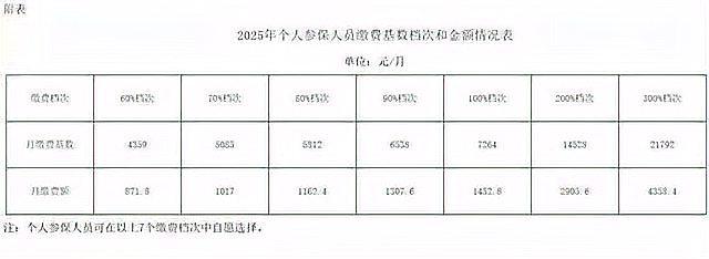 养老保险单位缴费比例和个人比例分别是多少？2025年最新对比表！