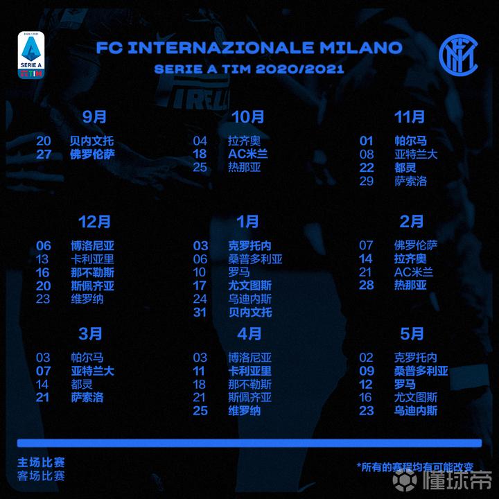 2020意甲赛程直播平台汇总