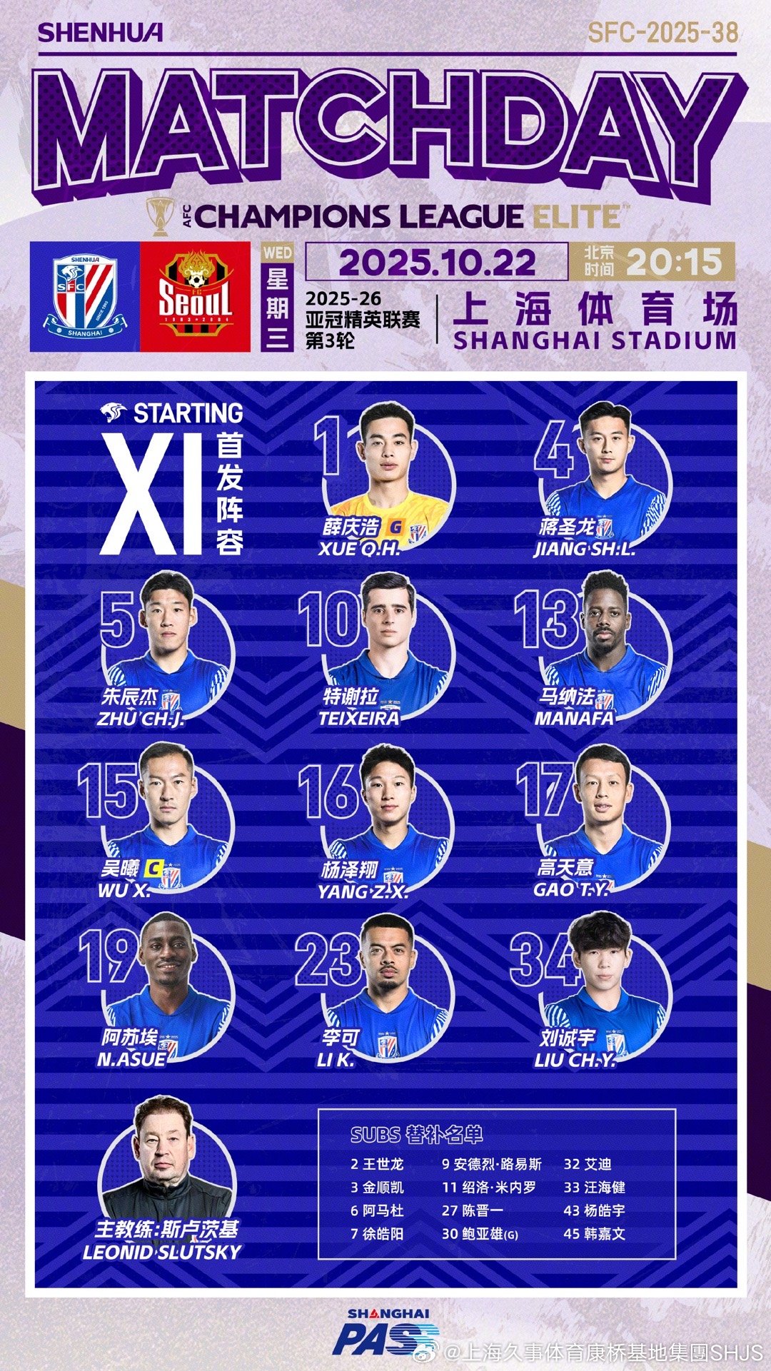 2025亚冠精英联赛赛程直播时间表