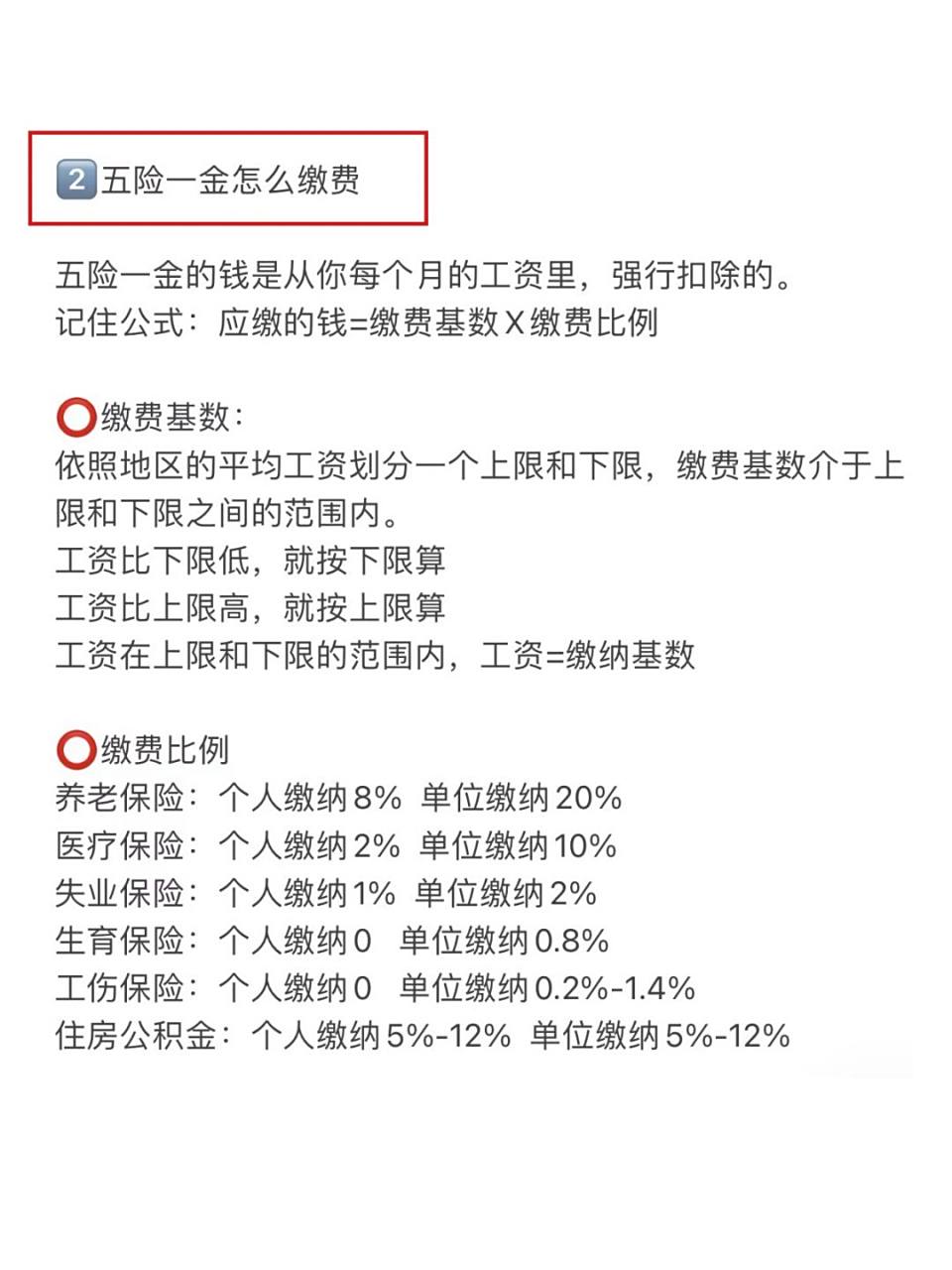 五险一金包含哪些和缴费比例?计算方法也教你! 五险一金包含哪些和缴费比例?计算方法也教你!