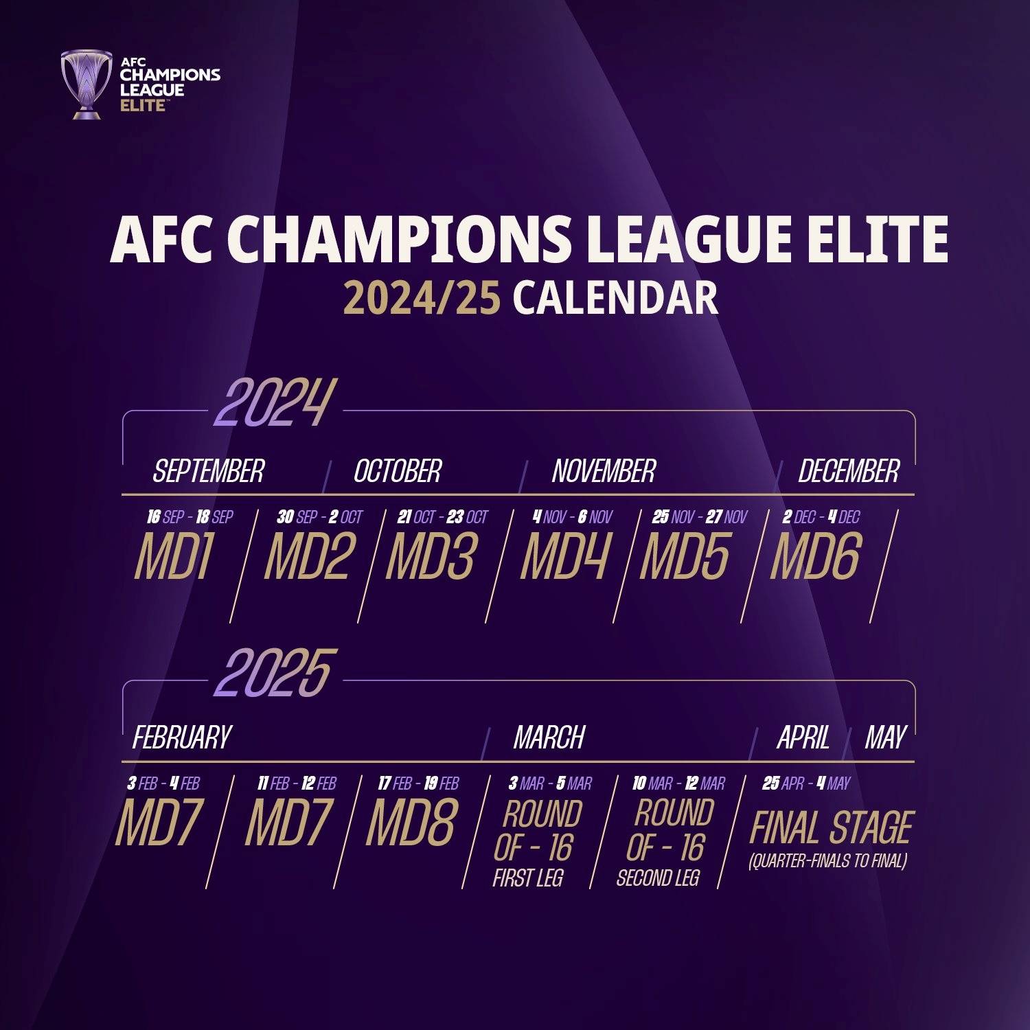 2024-2025亚冠中超球队最新动态