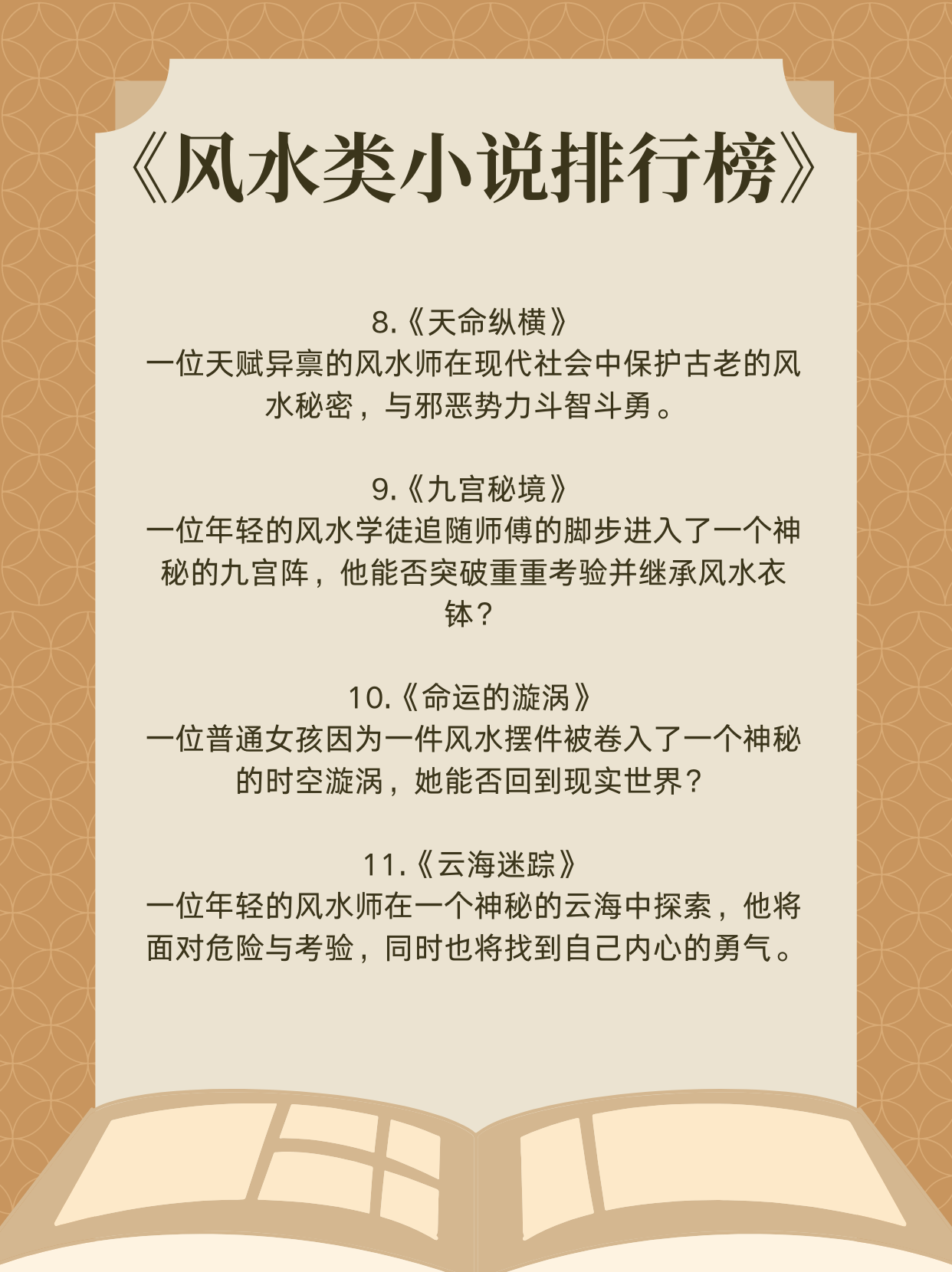 推荐十部好看的风水玄学类小说