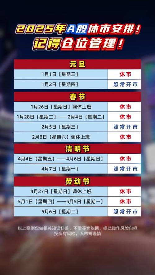 元旦A股休市时间