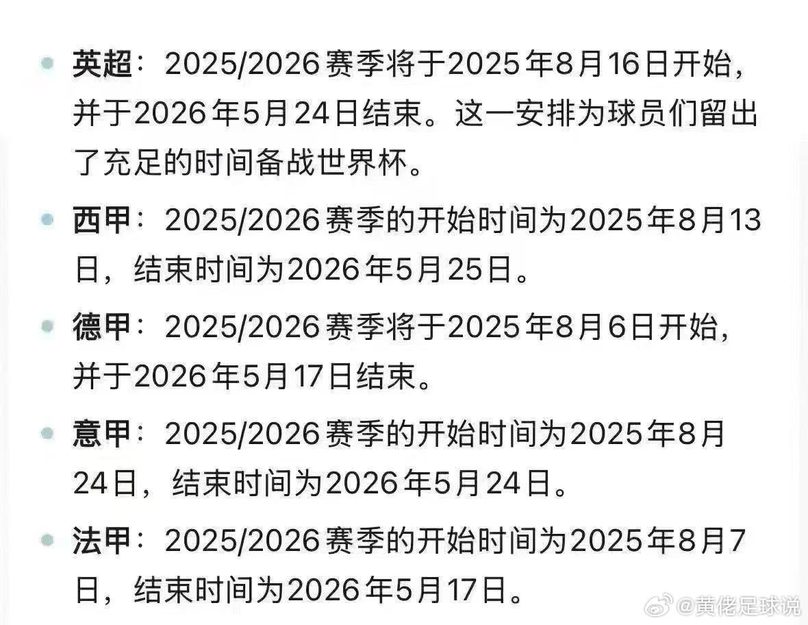 2025-2026足球国际大型赛事赛程及热门球队 2025-2026足球国际大型赛事赛程及热门球队