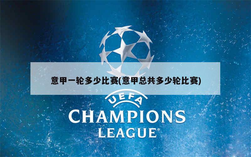 意甲主客场双循环赛制_意甲赛程一共多少轮_意甲38轮赛程