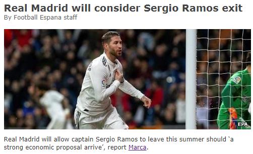 皇马队长拉莫斯为何突然离队？