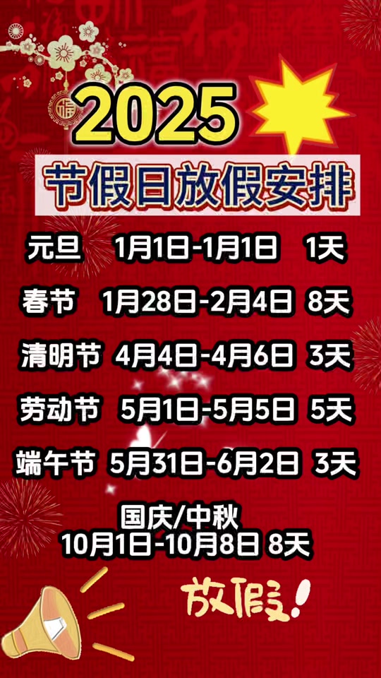 你知道吗？2025年元旦股市放假安排表在这里，最新详情赶紧来看