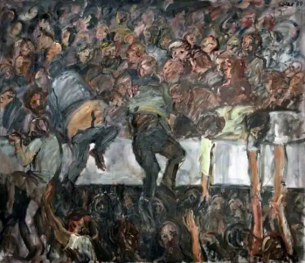 _足球比赛图片绘画作品_ 俄罗斯世界杯足球艺术作品 