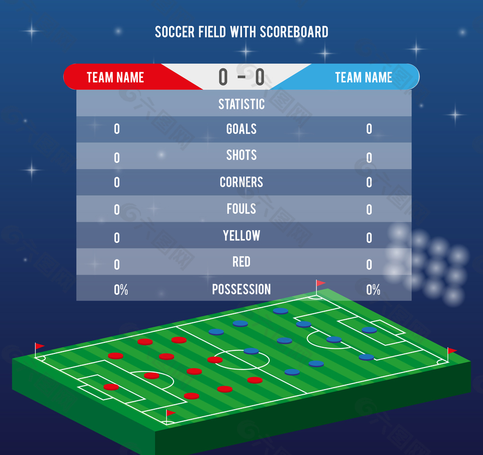 足球比赛比分图片无水印