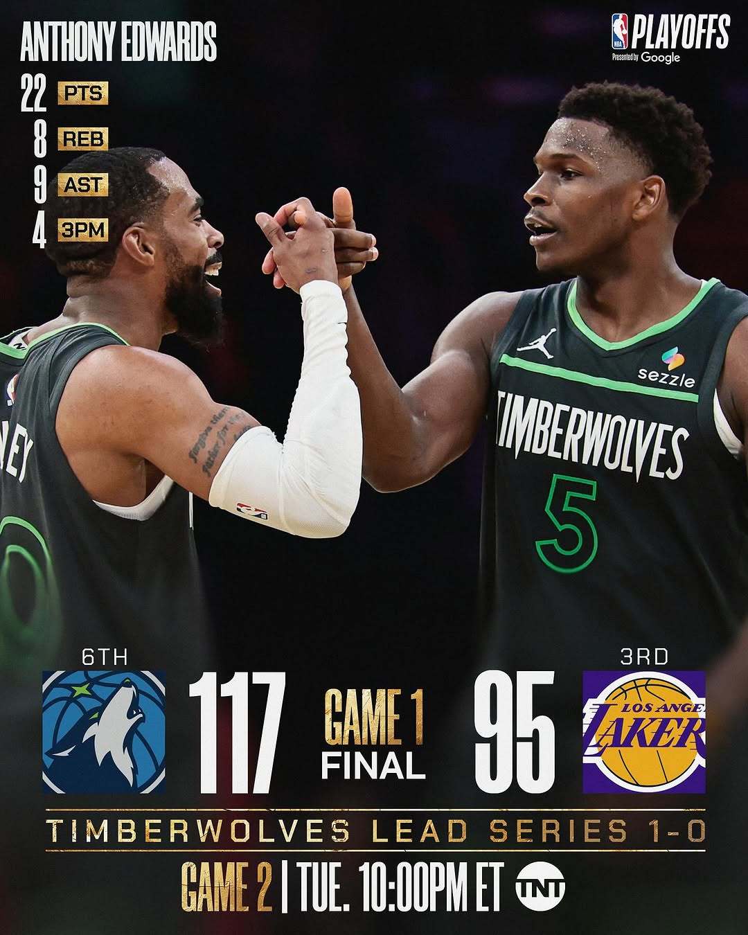 湖人vs森林狼季后赛直播平台