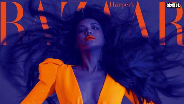 舒淇荧光橙造型