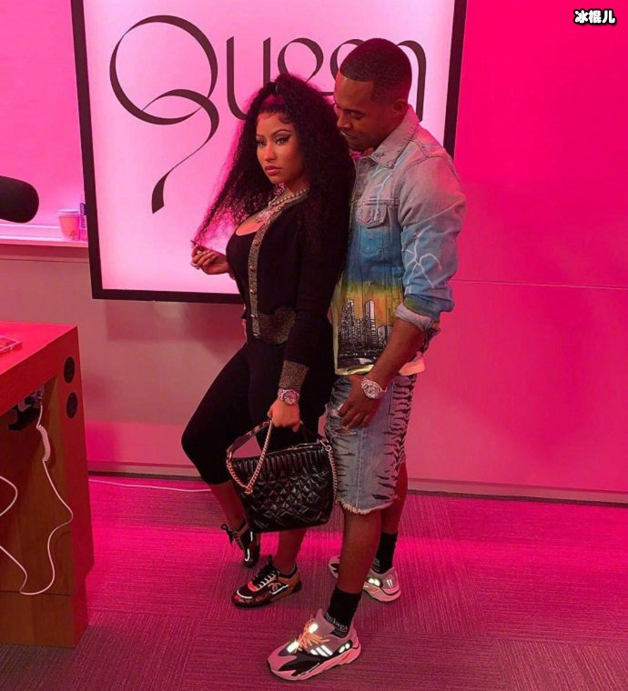 麻辣鸡Nick Minaj和男友合照