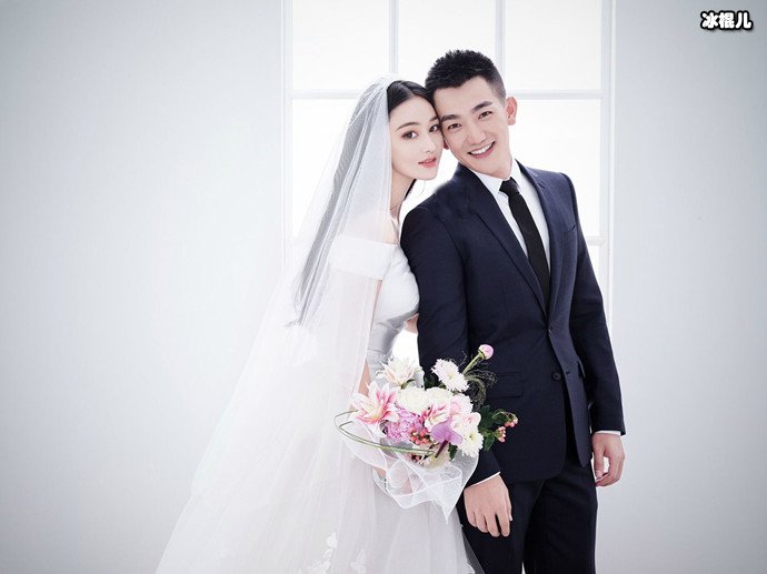 张馨予何捷结婚照