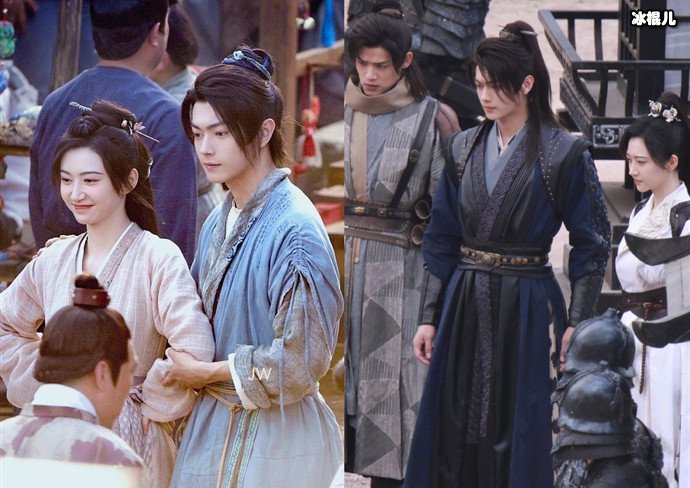 景甜许凯乐游原路透照