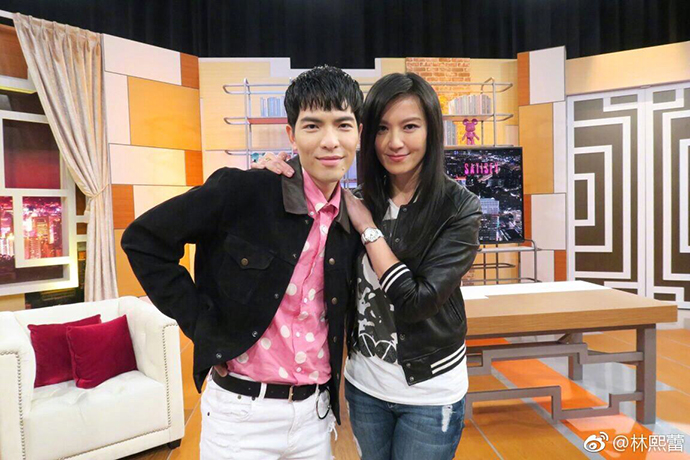 林熙蕾节目调侃萧敬腾身高