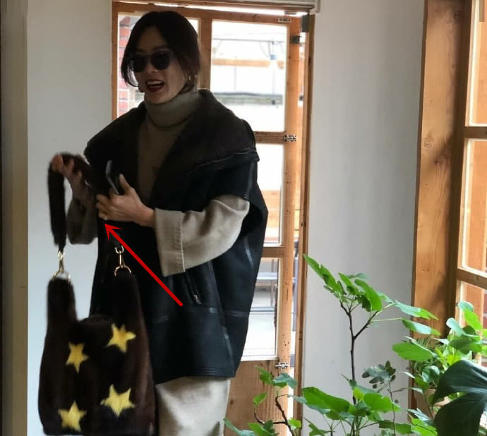 蔡琳手戴尾戒疑似与高梓淇离婚