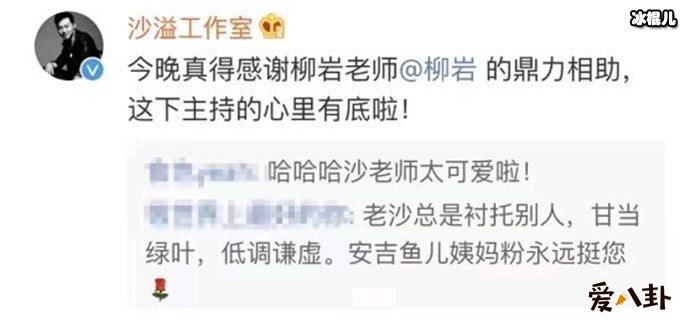 沙溢发文夸奖柳岩