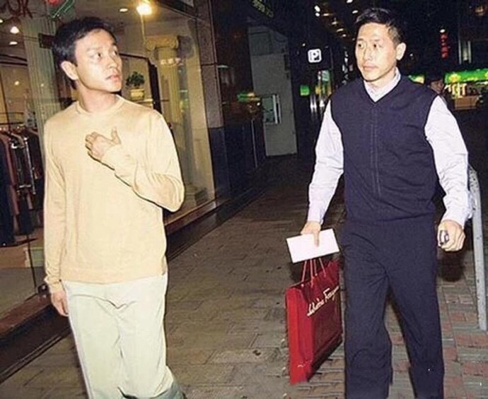 张国荣和唐鹤德旧照