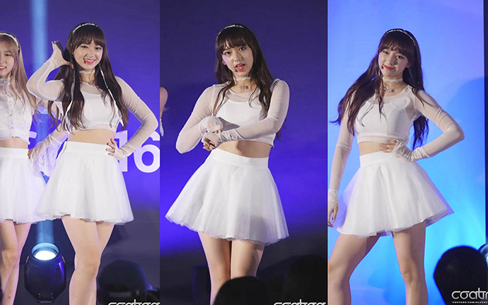 舞台上跳舞的优秀女孩程潇