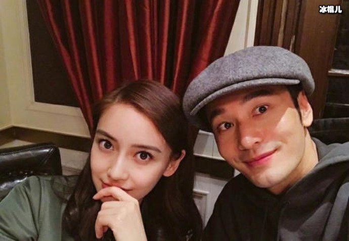 黄晓明与baby亲密照