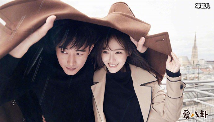 唐嫣与老公罗晋亲密写真