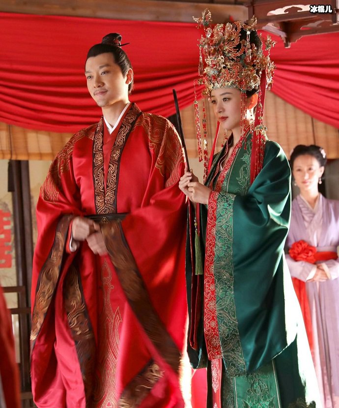 赵丽颖冯绍峰古装婚礼照