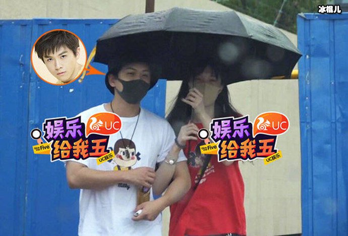 媒体拍到的武艺与女友