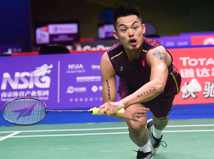 林丹比赛中照片